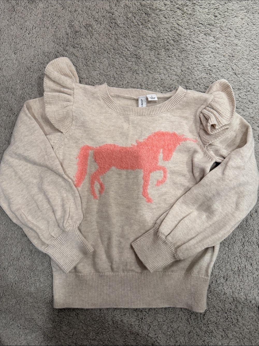 Janie & Jack Toddler Girls’ Unicorn Sweater